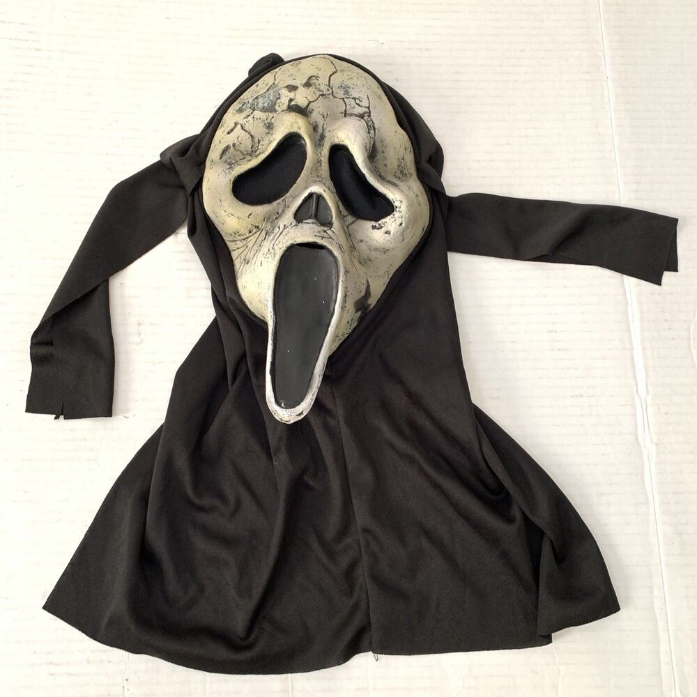 Easter Unlimited Scream Aged Ghost Face Mask W/ Hood Halloween Costume Cosplay